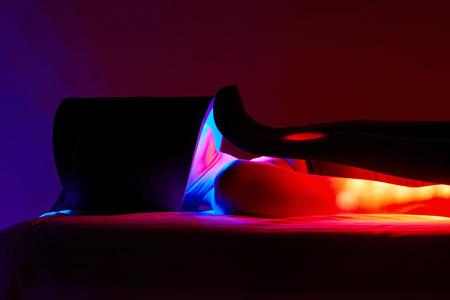 Person enjoying benefits of LED Light Therapy