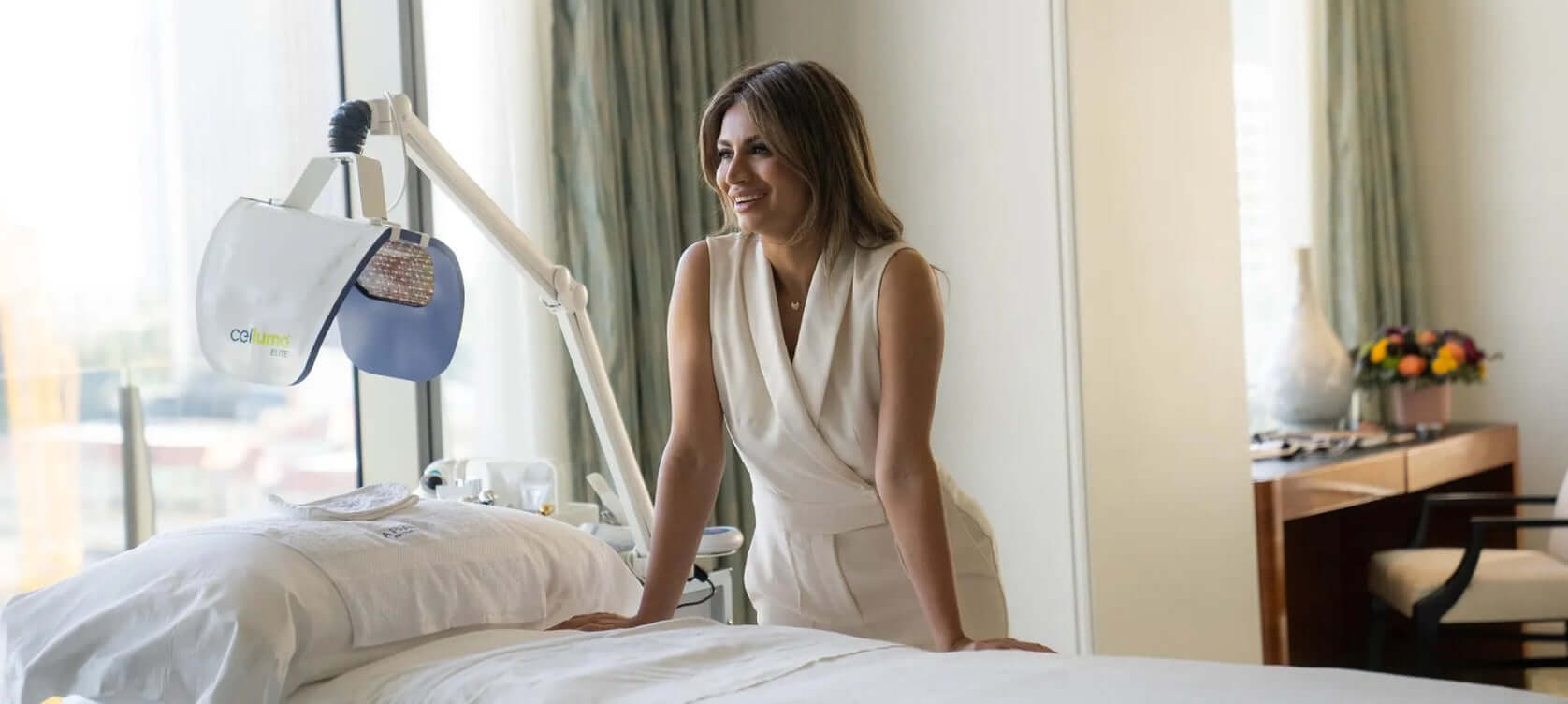 Adeela Crown uses the Celluma ELITE to get her celebrity clients red carpet ready