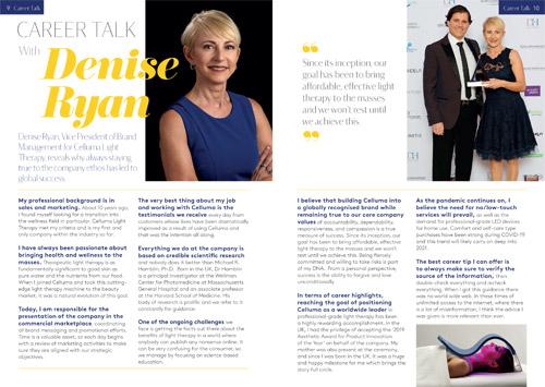 Career Talk with Celluma VP of Brand Management Denise Ryan