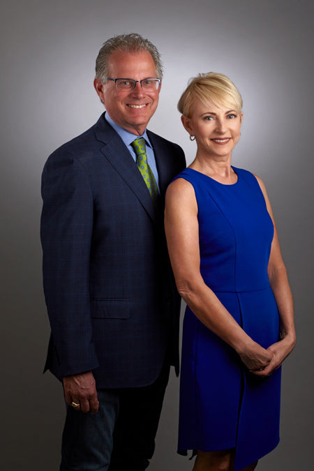 CEO Patrick Johnson and VP of Branding Denise Ryan