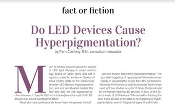 Do LED Devices Cause Hyperpigmentation?