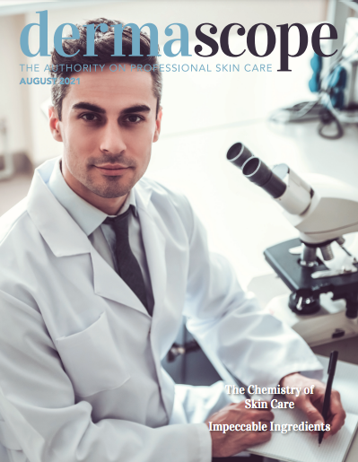 Dermascope Magazine Cover - The Chemistry of Skin Care