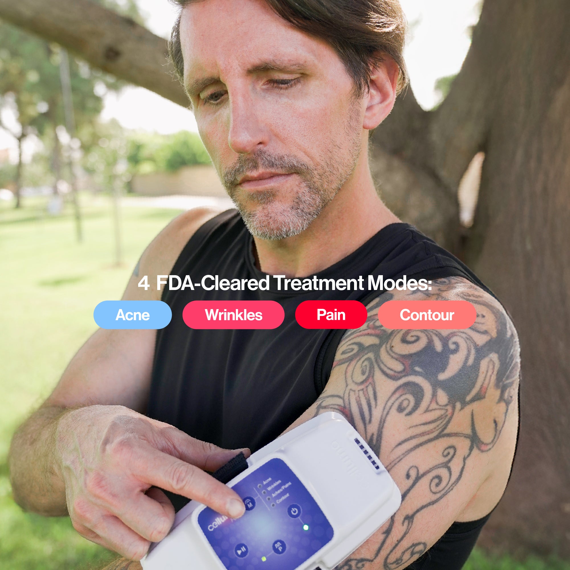 Contour Boost Pod Dispositivo portátil de terapia de luz LED (Reino Unido) | Celluma POD