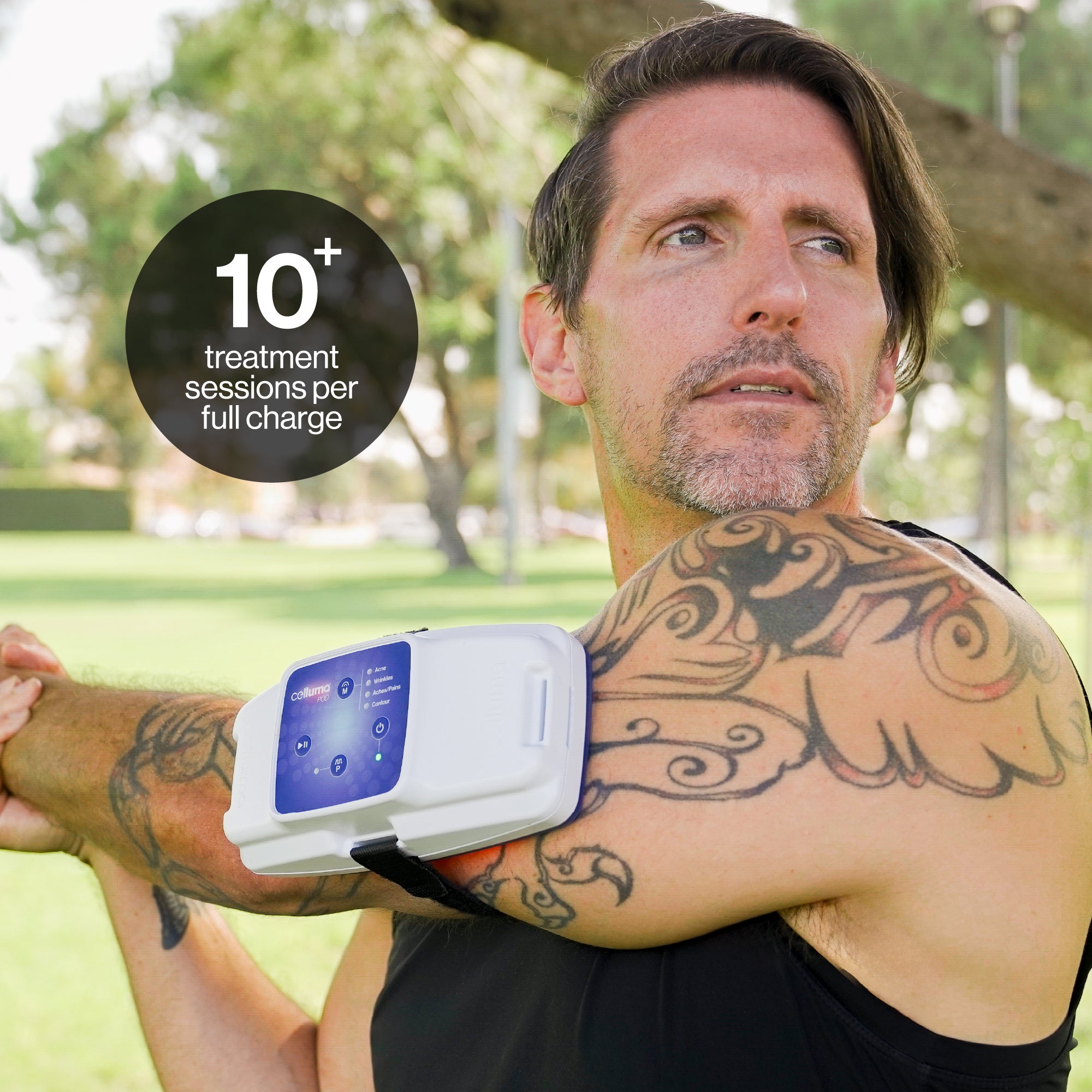 Pod Handheld Dispositivo portátil de terapia de luz LED (Reino Unido) | Celluma POD